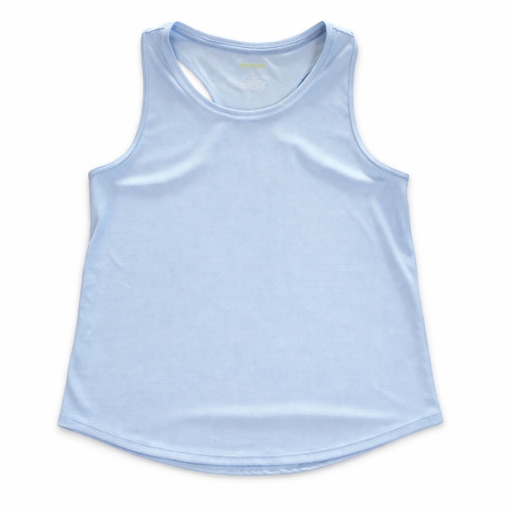 Tek Gear Sky Blue Mesh Workout Tank – Relaxed Fit – Size M
